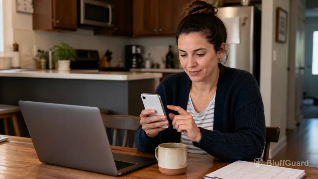 Woman cancelling a short drama subscription on her phone